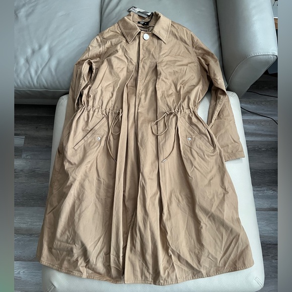 NWT - Izzue Women’s Tie-Fastening Trench Coat - Size M - Picture 2 of 10